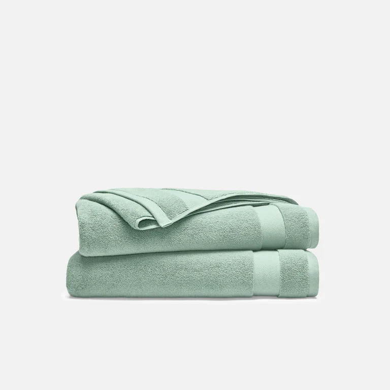 Super-Plush Turkish Cotton Bath Towels Set of 2