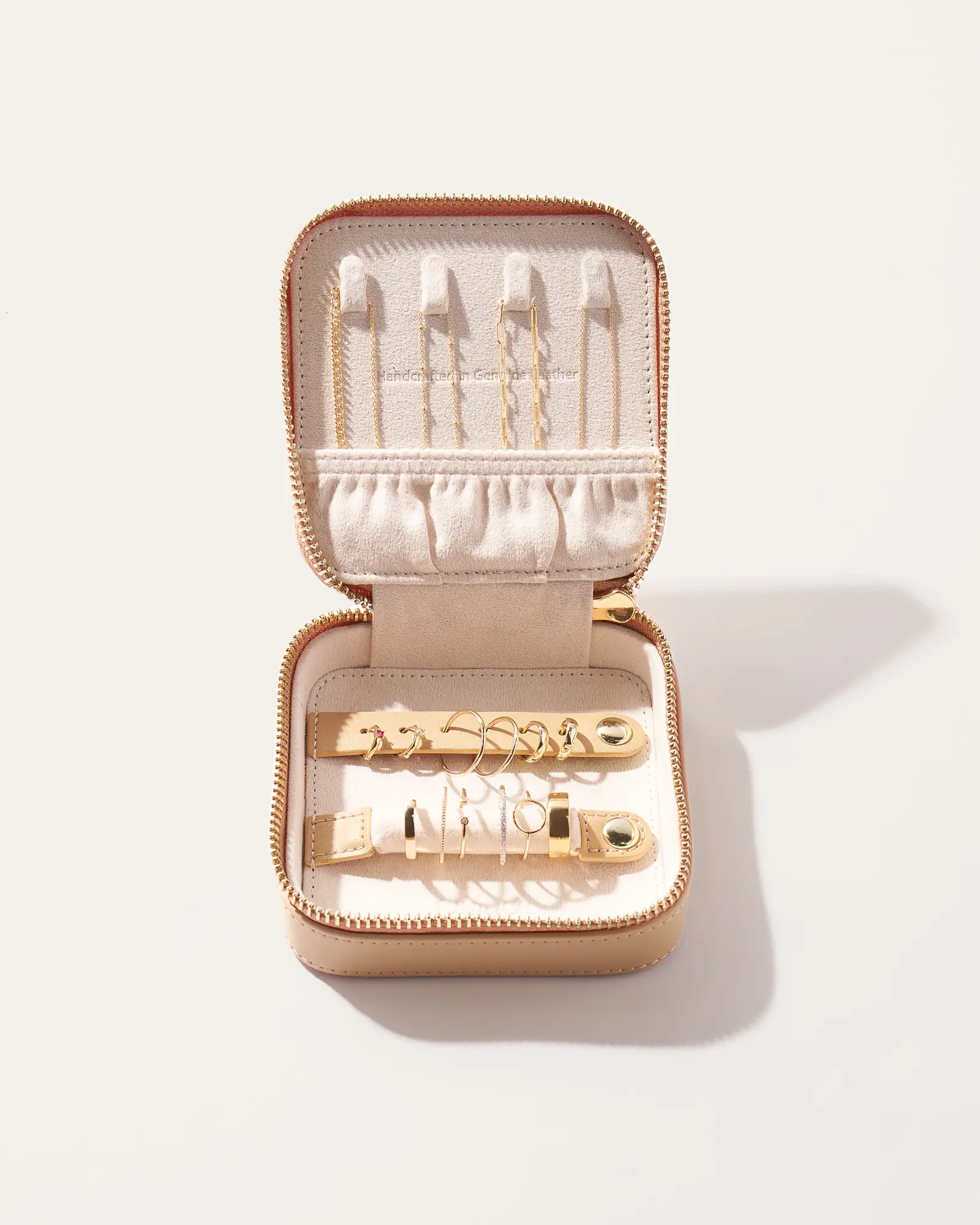 Leather Jewelry Travel Case - Thumbnail 4