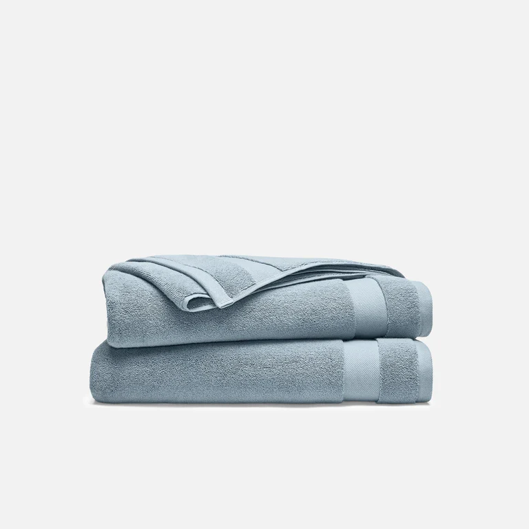 Super-Plush Turkish Cotton Bath Towels Set of 2