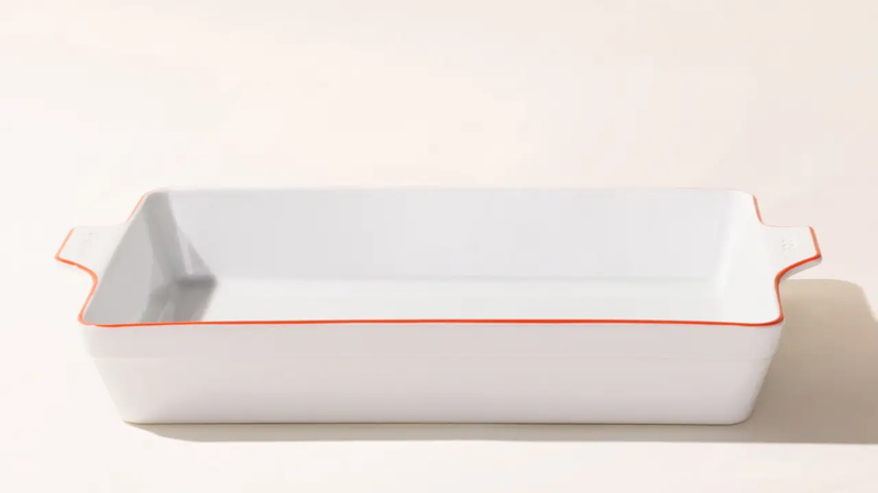 9x13" Baking Dish | Red Rim 