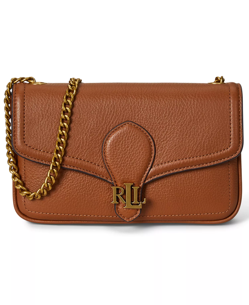 Bradley Small Pebbled Leather Crossbody Wallet