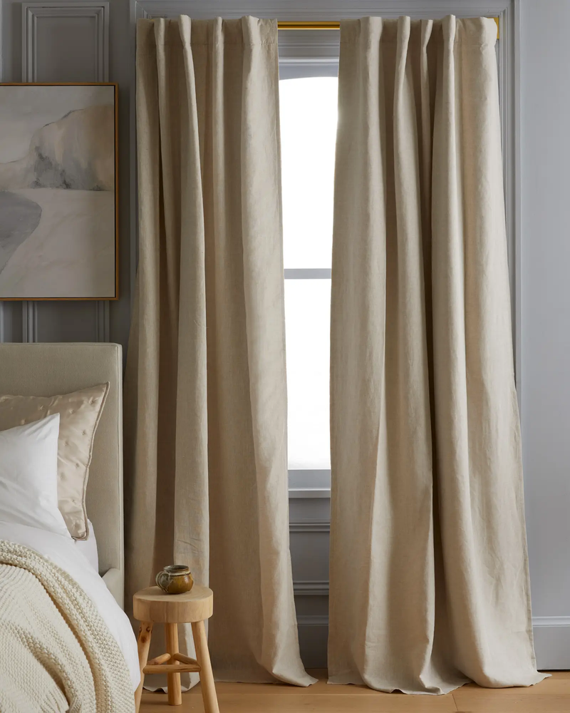 European Linen Room Darkening Curtain
