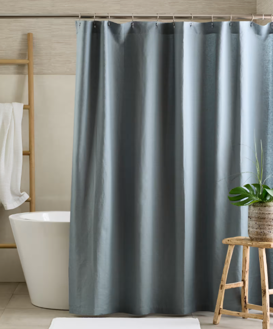 European Linen Shower Curtain