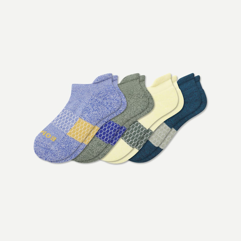 Youth Marl Ankle Sock 4-Pack