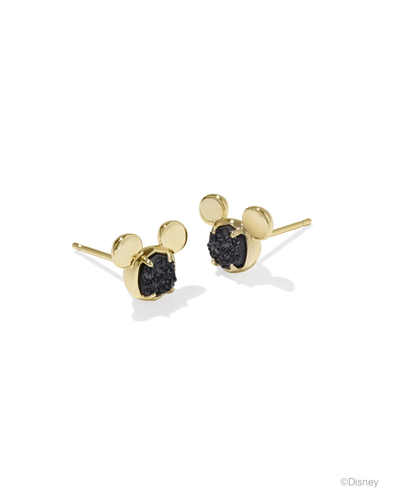 Disney x Kendra Scott Gold Mickey Mouse Stud Earrings