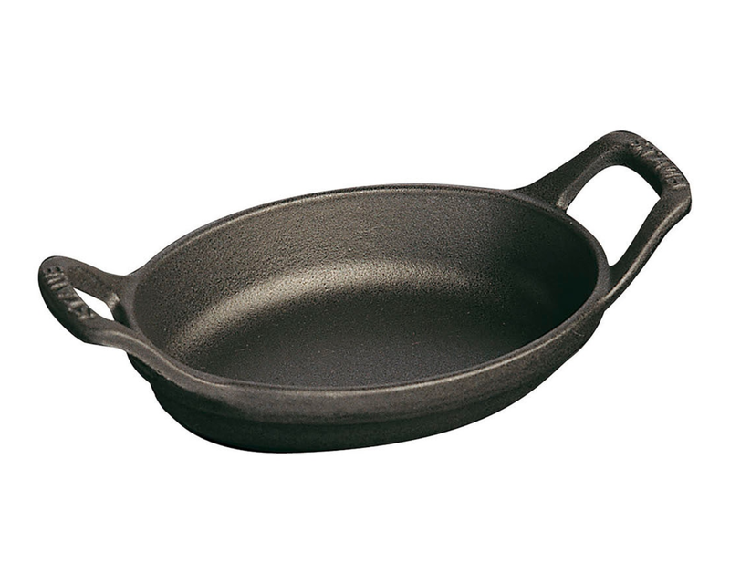 Cast Iron 5.5" Mini Oval Gratin Baking Dish