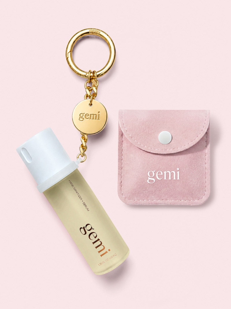 Hand sanitizer + Serum™ With Key Ring Set