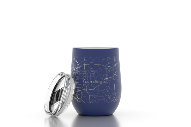 Home Town Maps Wine Tumbler