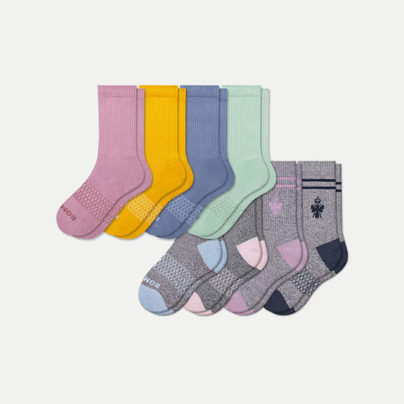 Youth Calf Sock 8-Pack